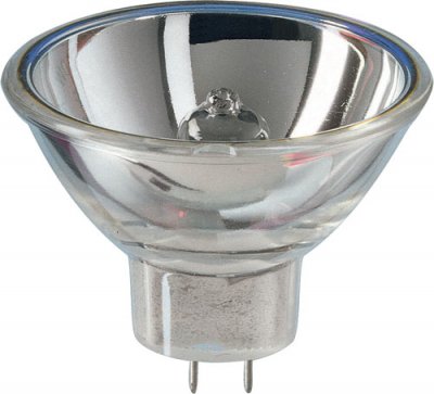 Philips 6423 / GE 64634 EFR XLX (A1/232) / Osram 64634 HLX EFR, 15V, 150W, 50h, GZ-6.35 mit Reflektor